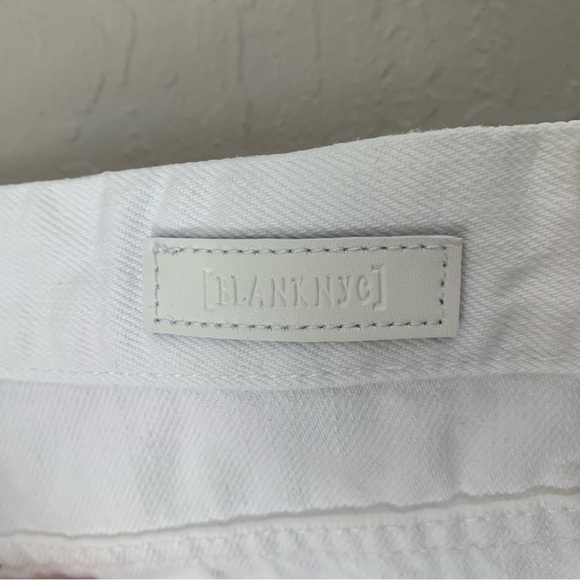 BLANKNYC The Barrow Vintage High-Rise White Denim Short Button Front 75XV8667SF - Picture 8 of 14